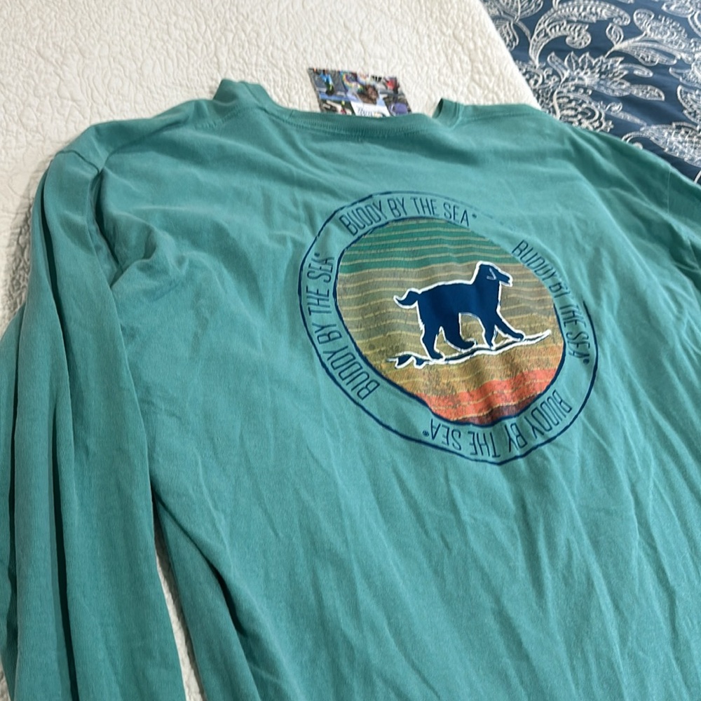 NWT BUDDY BY THE SEA NANTUCKET LONG SLEEVE TEESHIRT-XL